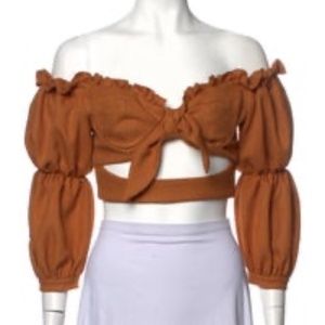 PatBo Top in color rust